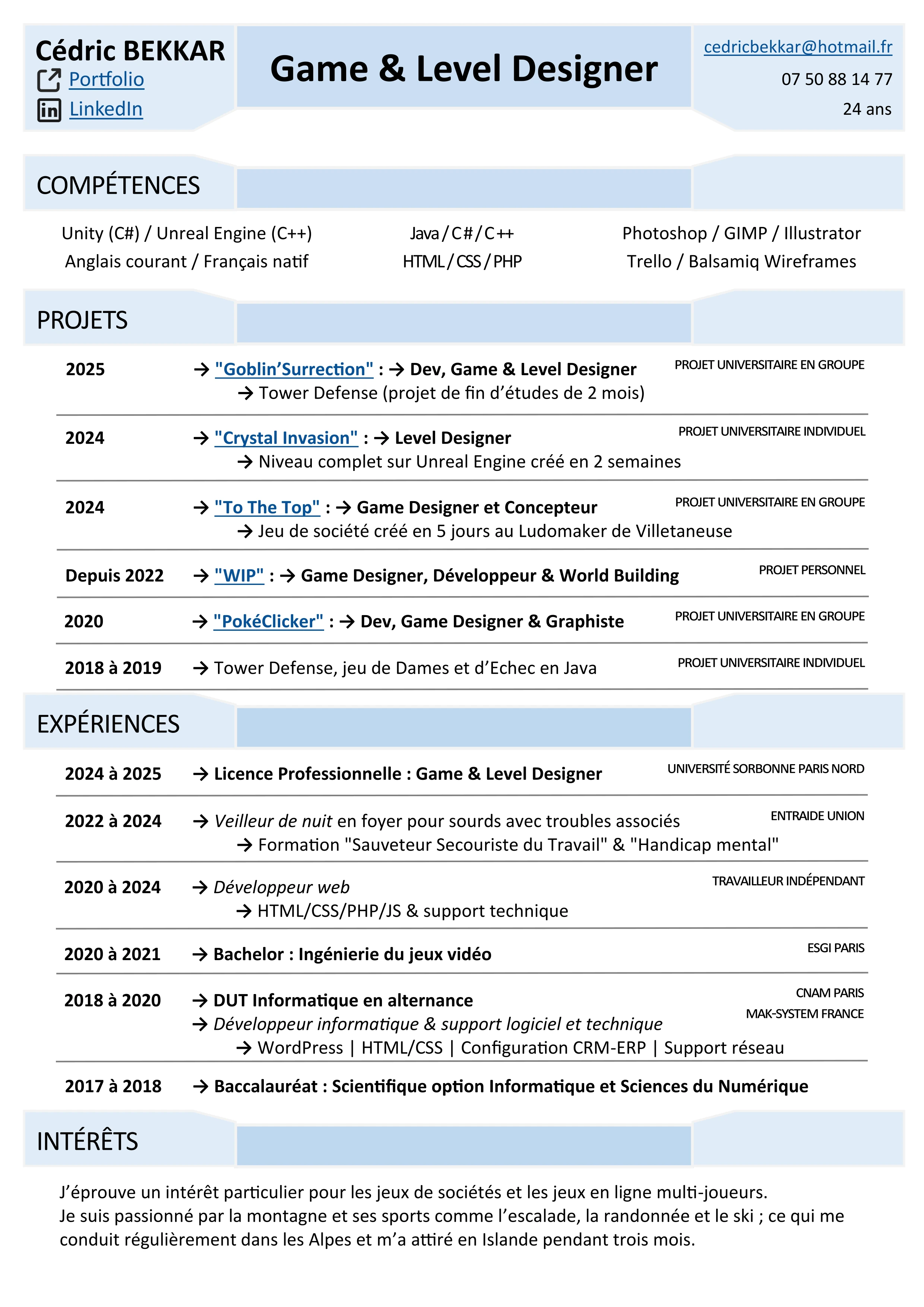 CV